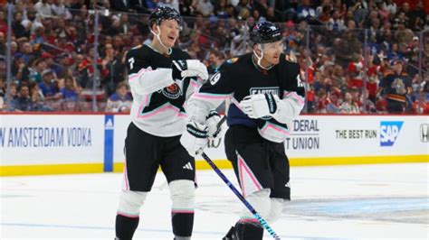 Nhl All Star Game Score Tkachuk Brothers Lead Atlantic To Victory