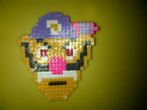 Waluigi Hama Bead Sprite By Kira Ftw On Deviantart