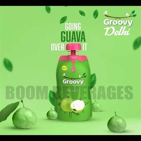 Light Green Groovy Guava Fruit Juice Packaging Type Almunium Plastic