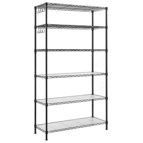 Buy Songmics Garage Shelving 6 Tier Wire Shelving Unit Kitchen