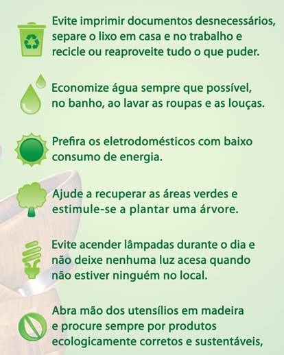 Eco Aprendendo Dicas Para Preservar O Meio Ambiente