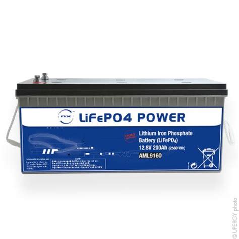 Batterie Lithium Fer Phosphate Nx Lifepo Power Un Wh V