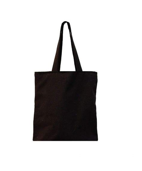 Women S Bags Top Handle Bags Unisex Diy Plain Solid Black Canvas Tote