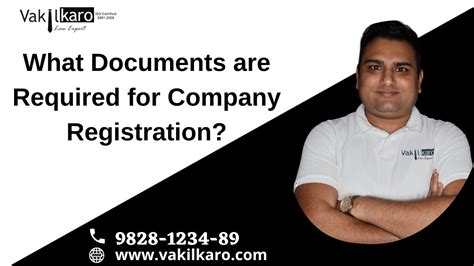 Documents Required For Company Registration Llp Private Limited