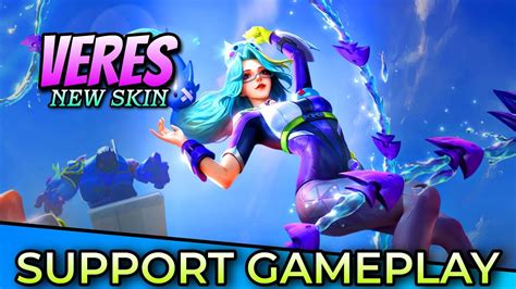 Veres Aov New Skin Best Support Gameplay Arena Of Valor Cot Face