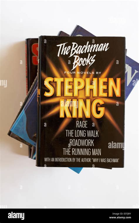 Pile of Stephen King books with The Bachman Books four novels by ...