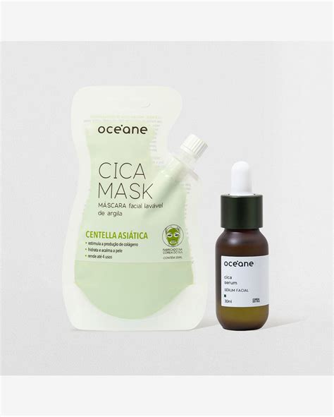 Riachuelo Kit S Rum Facial De Cica M Scara Facial De Cica Produtos