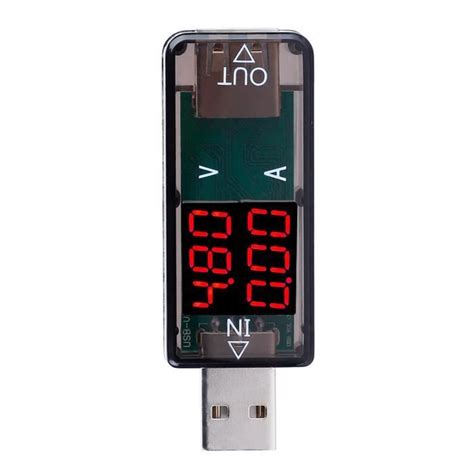 Pwshymi Compteur Usb Voltm Tre Lcd Couleur Usb Rem Tre Multim Tre