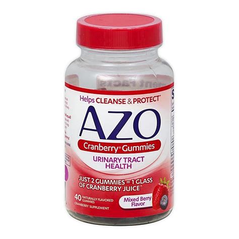 Azo Cranberry Urinary Tract Health Gummies 40 Ct Shipt