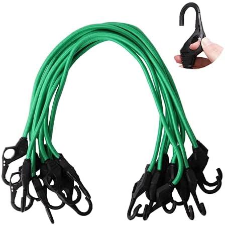 Tarps Tie Downs Cm Heavy Duty Bungee Cords With Zinc Hooks Pack Of