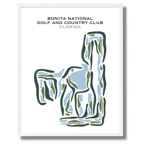 Bonita national golf and country club, Printed collectibles. - Golf Course Prints