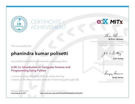 Certificateedxmitx