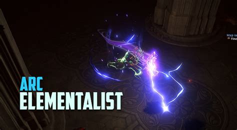 Arc Elementalist Full Build Guide Path Of Exile Gems