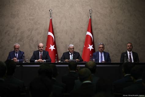 Turkish Prime Minister arrives for a press conference – Middle East Monitor