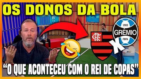 OLHA SÓ O QUE FALARAM DO CHOCOLATE DO FLAMENGO NO GRÊMIO NO DONOS DA