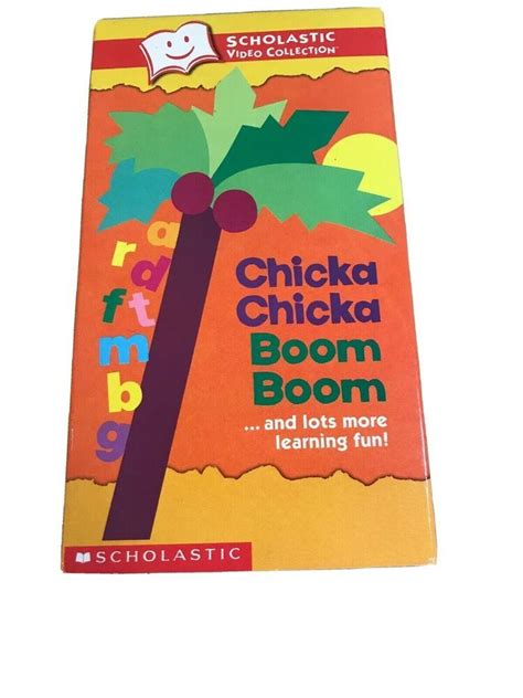 Scholastic Video Collection Chicka Chicka Boom Boom Vhs Learning Fun