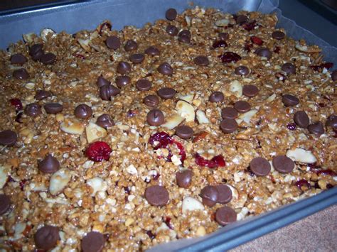 Wood Cook Book Grape Nut Granola Bars