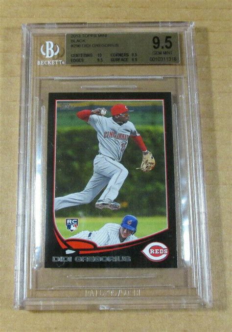 2013 TOPPS MINI BLACK DIDI GREGORIUS BGS 9 5 W 10 RC ROOKIE 5 EBay