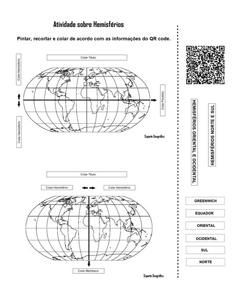 Atividade Sobre HemisfÉrios Modelo 1