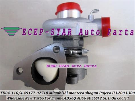 TD04 49177 02510 49177 02511 MD155984 MD187211 Turbo Turbocharger For