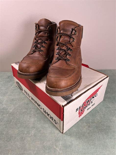 Red Wing 2156 1 Discontinued Hiker Style Brown Boots Size 9 12 D