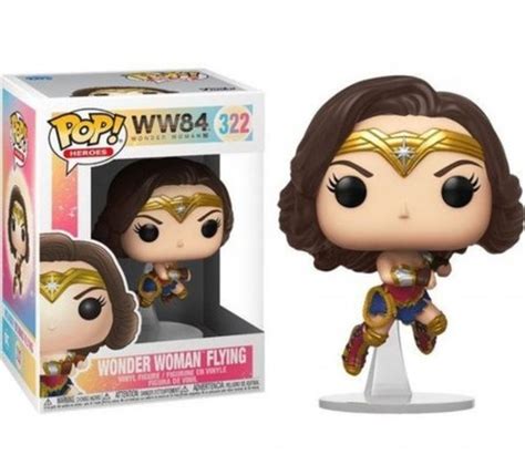 Funko Pop Mulher Maravilha Voando Wonder Woman Flying Mulher