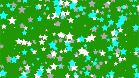 Blue Falling Stars Green Screen Overlay Motion Graphics 4k 30fps