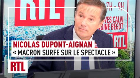 Nicolas Dupont Aignan Invit D Amandine B Got L Int Grale Youtube