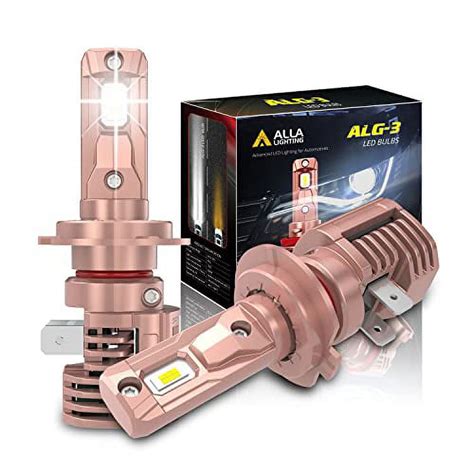 Alla Lighting Extreme Super Bright H7 LED Headlights Bulbs 6000K 6500K