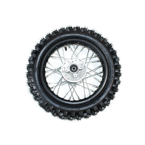 Black Mm Axle Inch Rear Back Wheel Rim Tyre Pit Pro