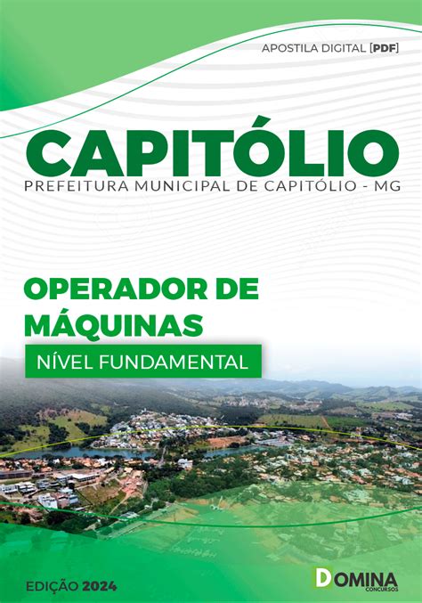 Apostila Capit Lio Mg Operador M Quinas