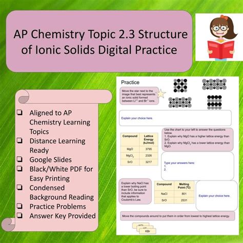 An Image Of Some Text On A Green Background With The Words Ap Chemistry Topic 3 Structure Of