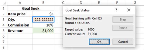 How To Use Goal Seek In Excel To Do What If Analysis