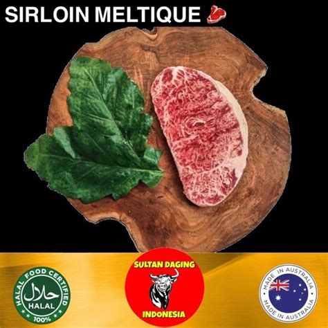 Jual WAGYU SIRLOIN MELTIQUE STEAK 200 GRAM IMPORT DARI AUSTRALIA