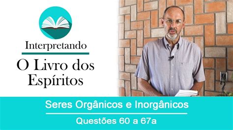 Interpretando O Livro Dos Esp Ritos Seres Org Nicos E Inorg Nicos