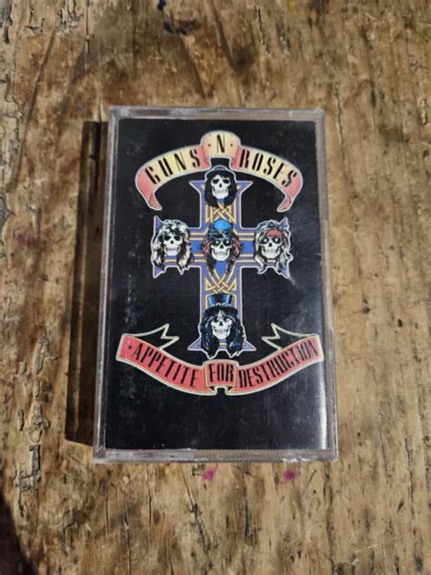 Guns N Roses Appetite For Destruction Cassette Tape Audio Album