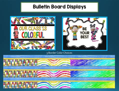 Crayon Theme Classroom Decor and Activities - Etsy