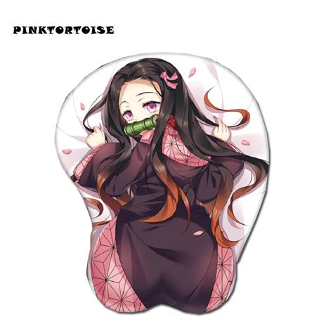 Anime Demon Slayer Sexy Hip 3d Kamado Nezuko Mouse Pad 3d Soft Chest