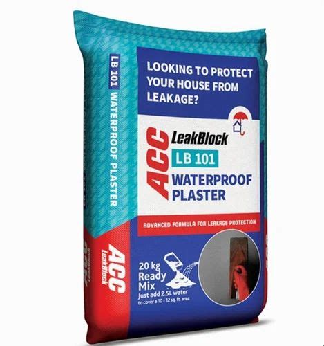 Acc Lb Leak Block Waterproof Plaster Bag At Rs Bag In Vasai