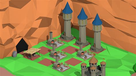 Forged Victory Android Game Low Poly Art Style On Behance