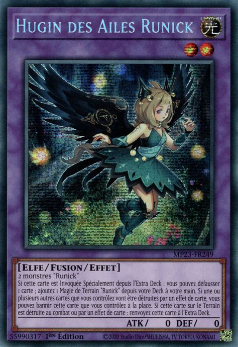 MP23 FR249 Hugin Des Ailes Runick Yu Gi Oh