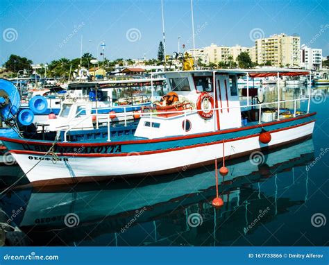 Cyprus Fish Boat in Silent Harber Editorial Photo - Image of marine, fish: 167733866