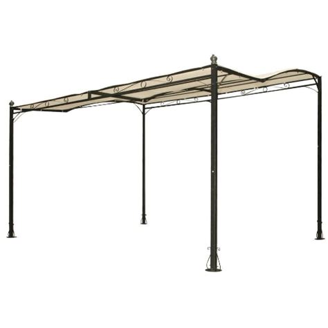 Il Numero Del Risparmio Gazebo Pergola A Muro In Acciaio Patio Mt X