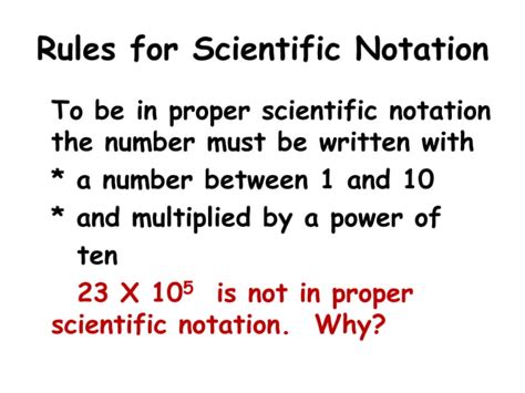 Scientific Notation Ppt Ppt