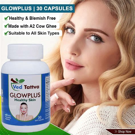 Buy Ved Tattva Glow Plus Capsule Ayurvedic Herbal Formulation For