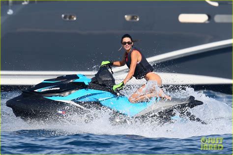 Kendall Jenner Bares Bikini Body Rides A Jet Ski In Monaco Photo