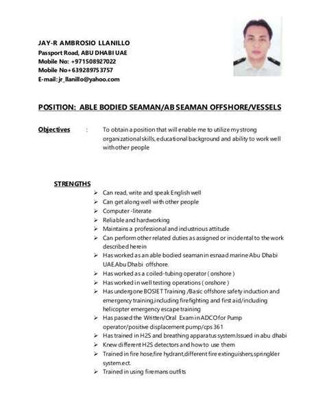 Sample Resume For Seaman Yahoo Image Search Results In 2023 Job