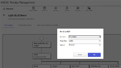 Aveva Recipe Management Gs Plantoptics