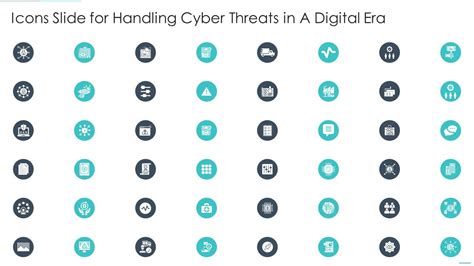 Icons Slide For Handling Cyber Threats In A Digital Era Ppt Pictures