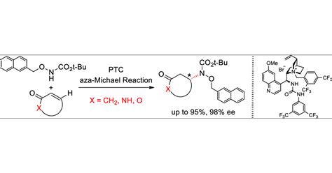 Asymmetric Phase Transfer Catalytic Aza Michael Addition To Cyclic